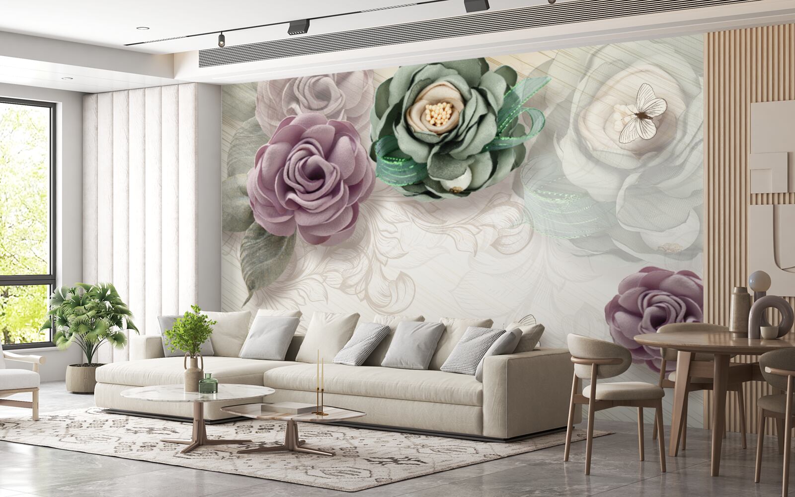 Fototapeta jedinečné malebné obrázky ruží