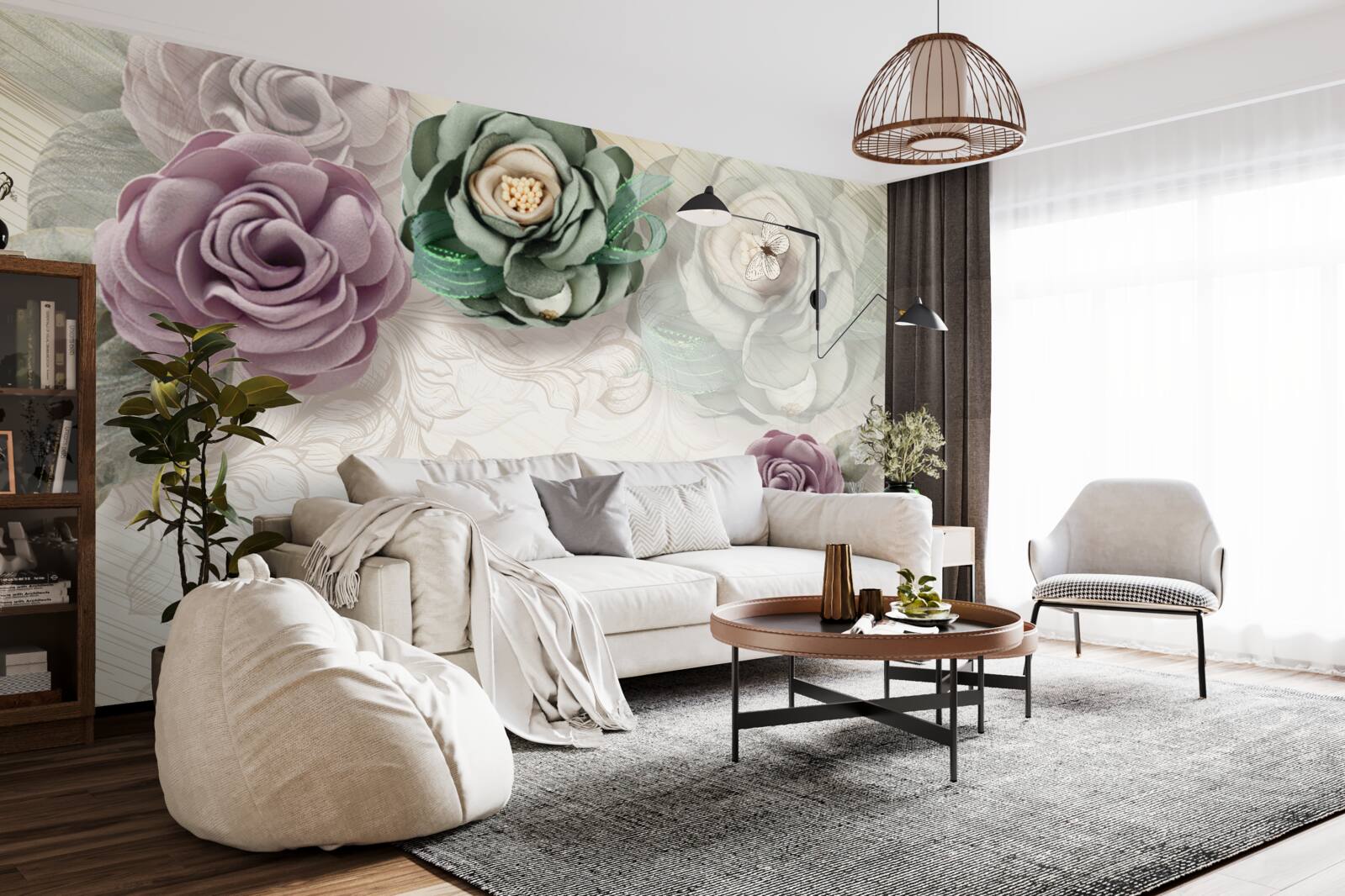 Fototapeta jedinečné malebné obrázky ruží