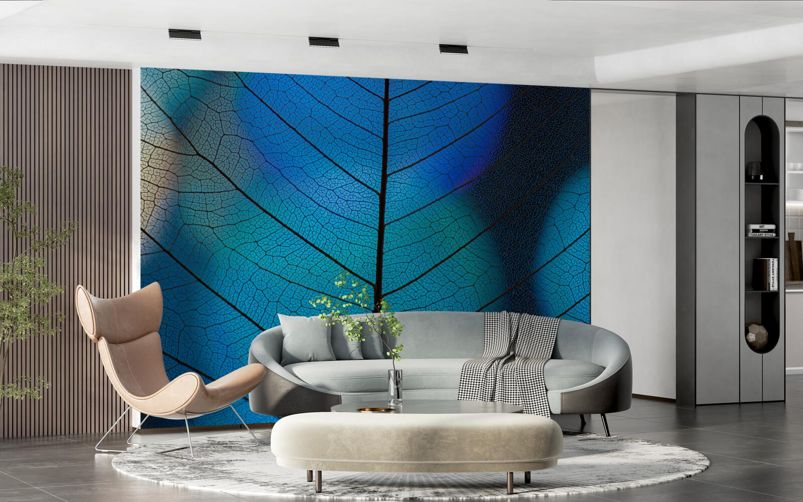 Fototapeta jemná tenká štruktúra listov