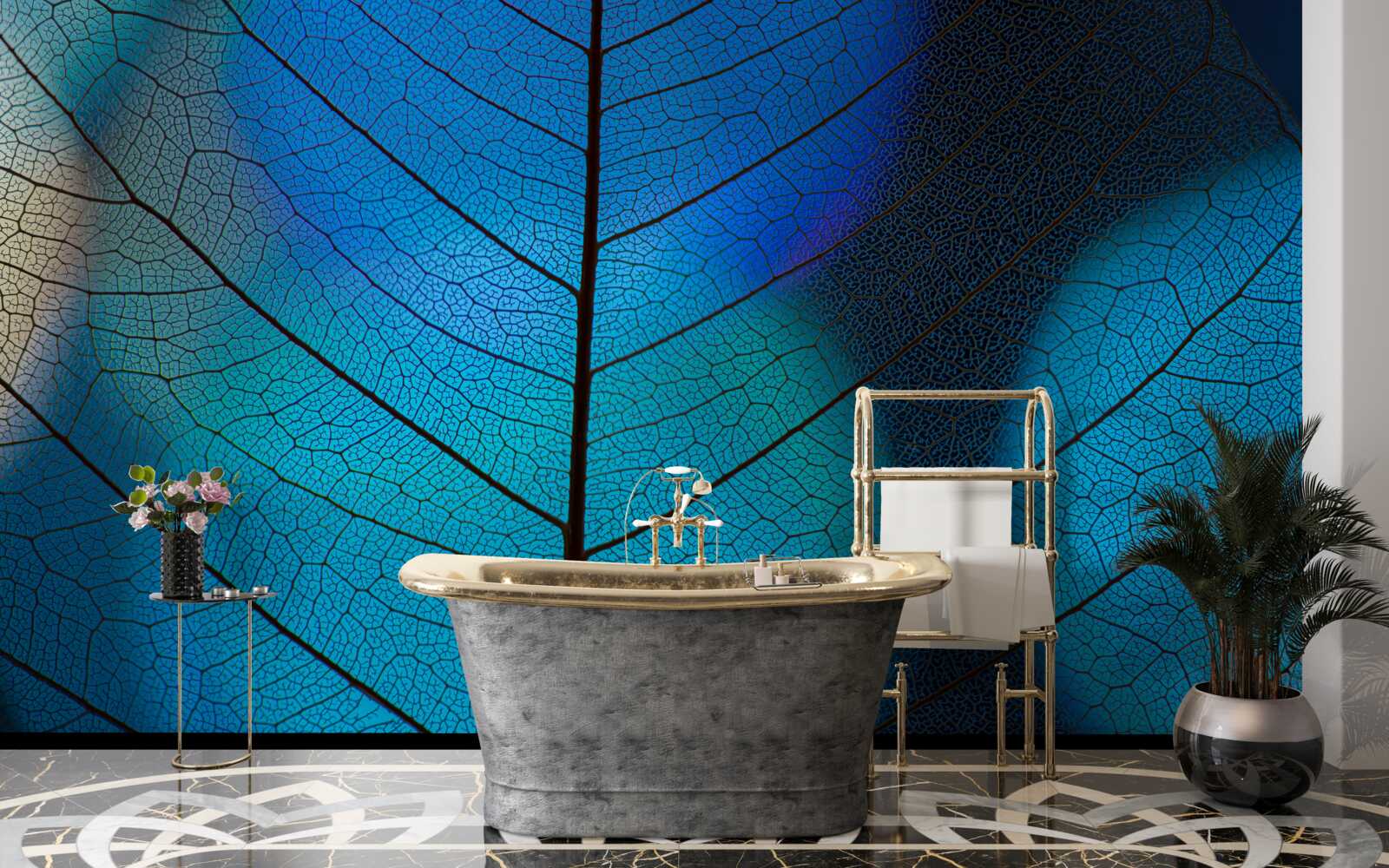 Fototapeta jemná tenká štruktúra listov