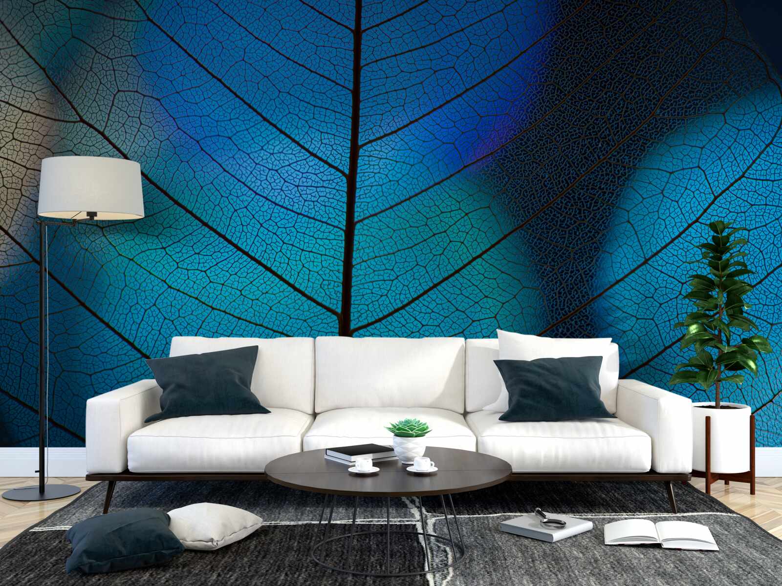 Fototapeta jemná tenká štruktúra listov