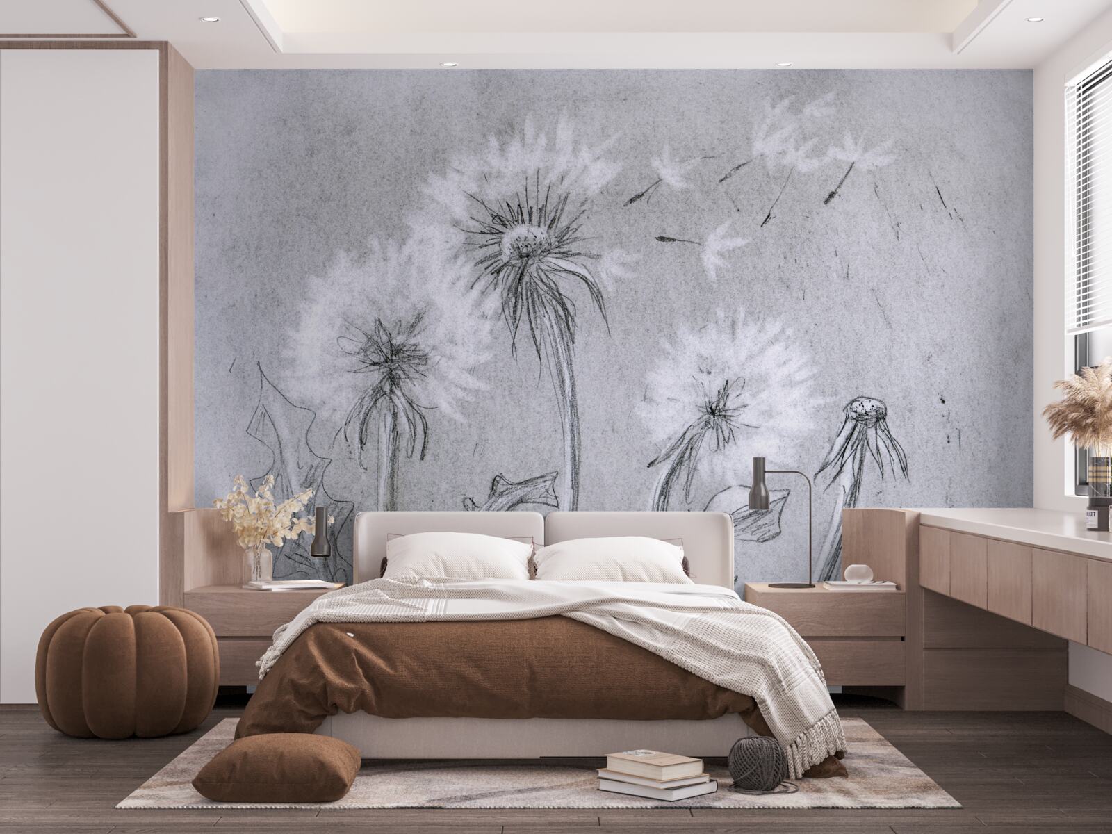 Fototapeta cesta jemnej púpavy vzduchom