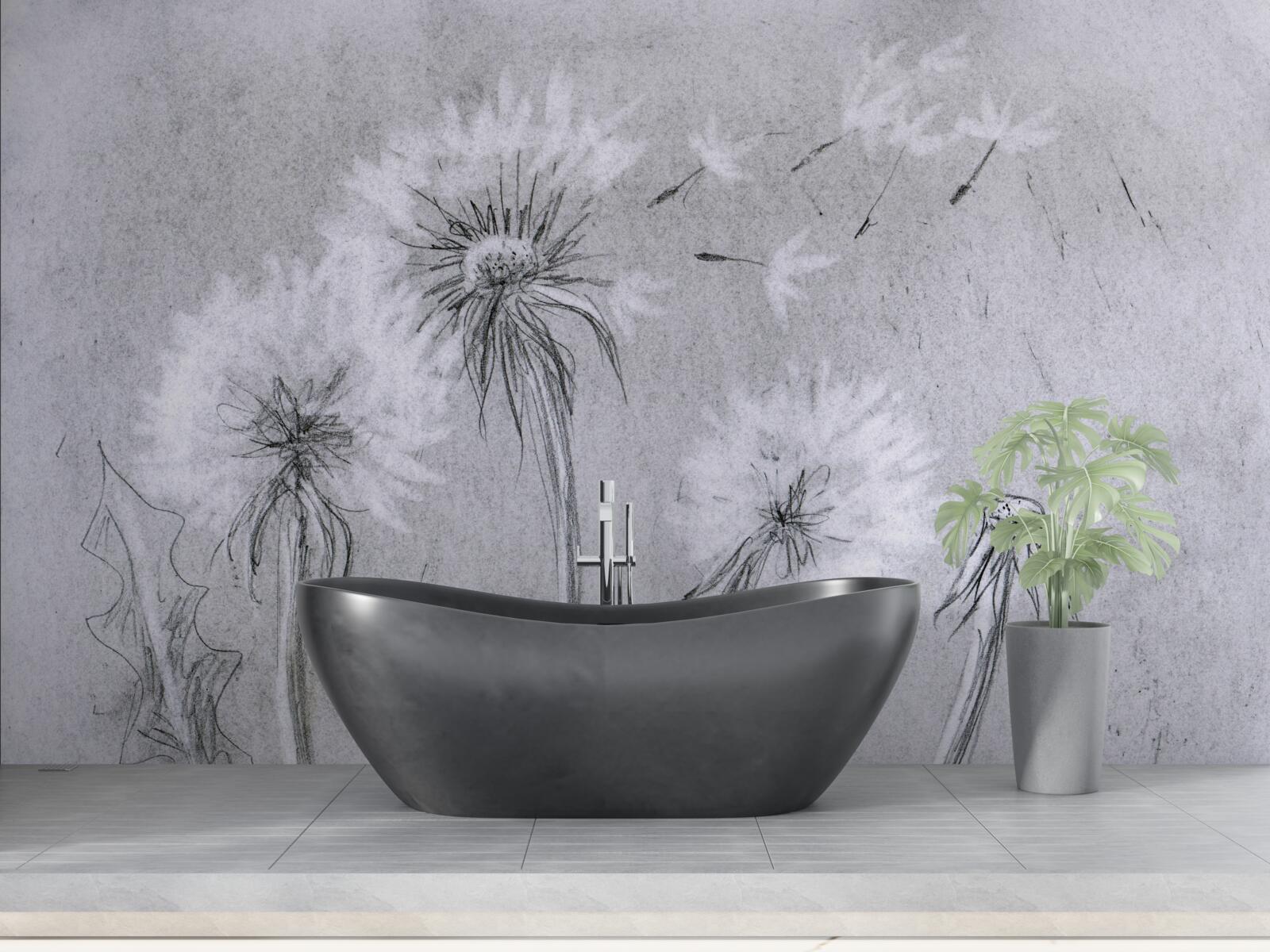 Fototapeta cesta jemnej púpavy vzduchom