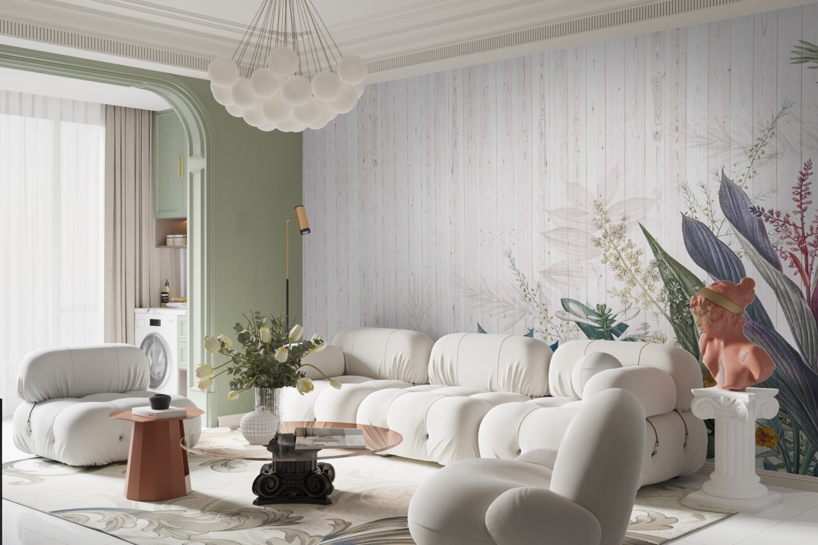 Fototapeta listy exotického pôvodu