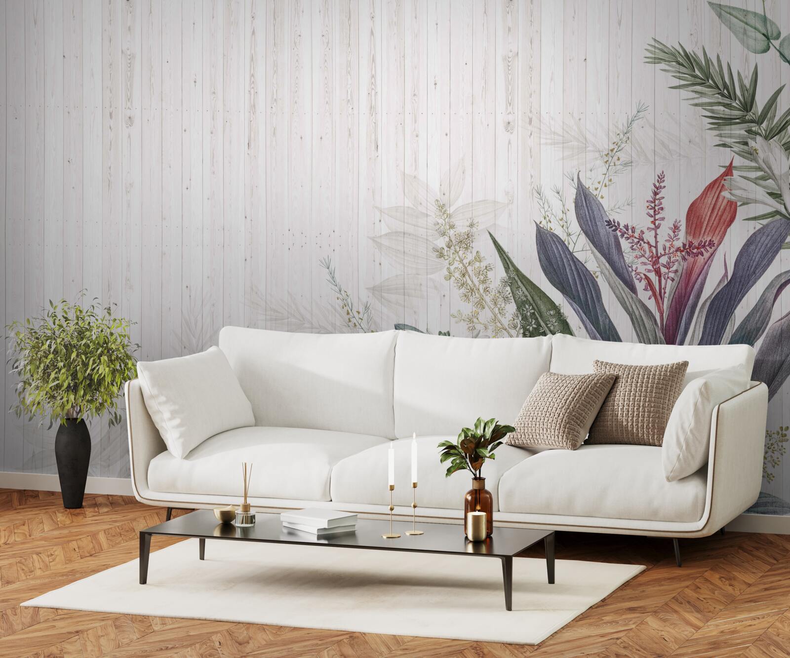 Fototapeta listy exotického pôvodu