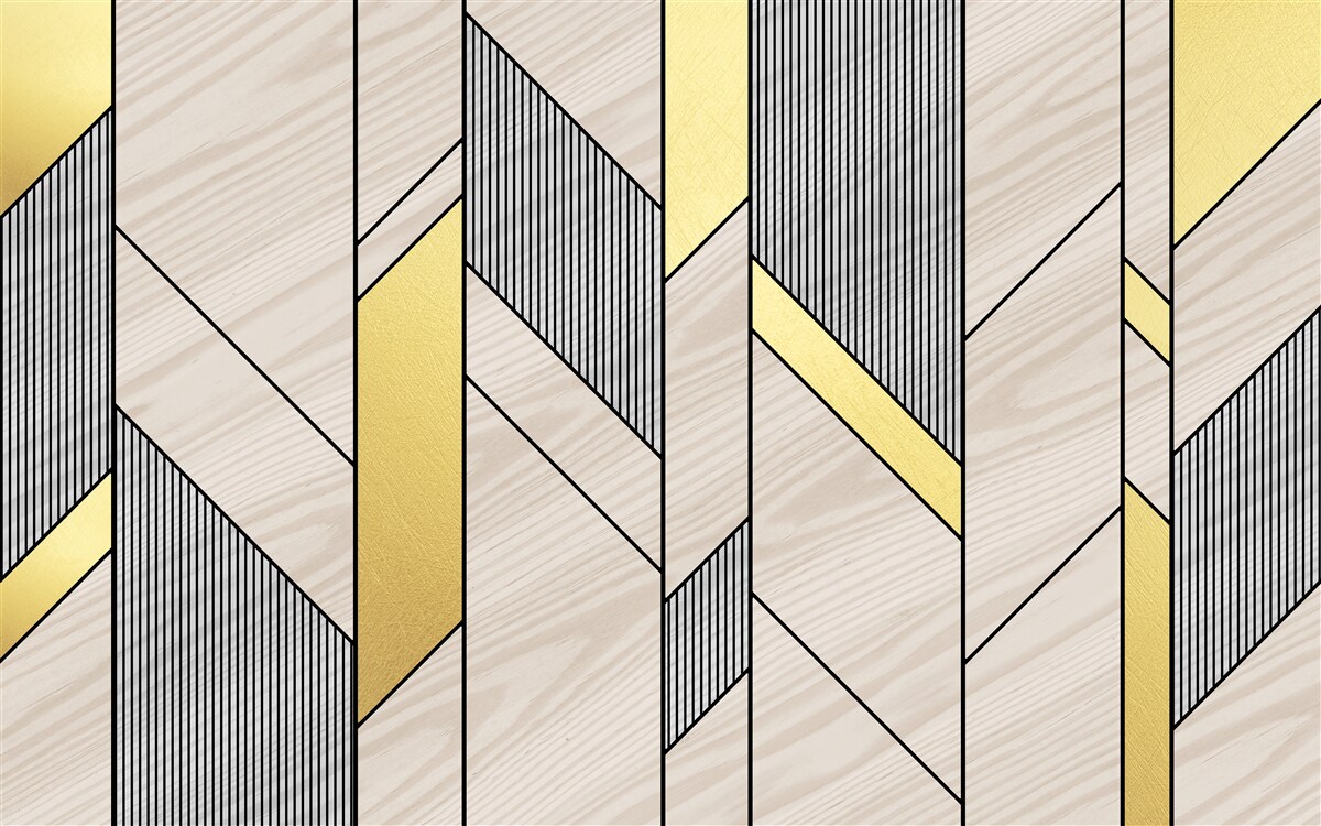 Fototapeta zlaté vertikálne lgolíny