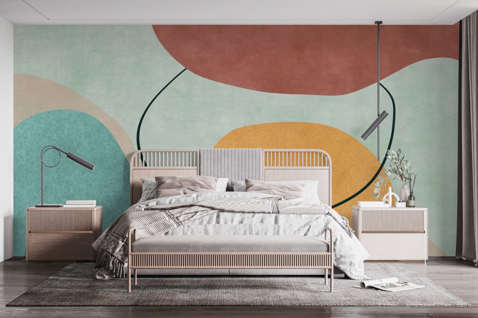 Fototapeta voda pohlcuje vychádzajúce slnko