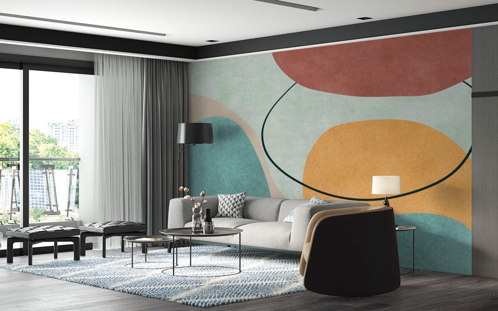 Fototapeta voda pohlcuje vychádzajúce slnko