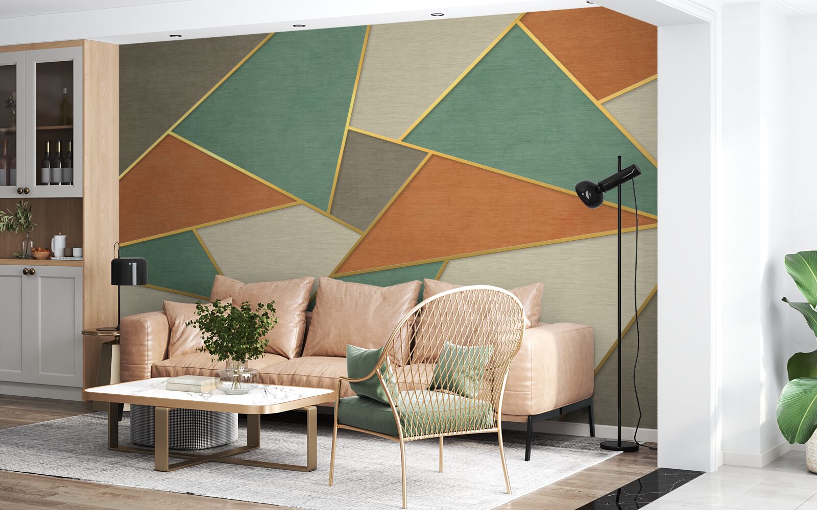 Fototapeta pastelová mozaika