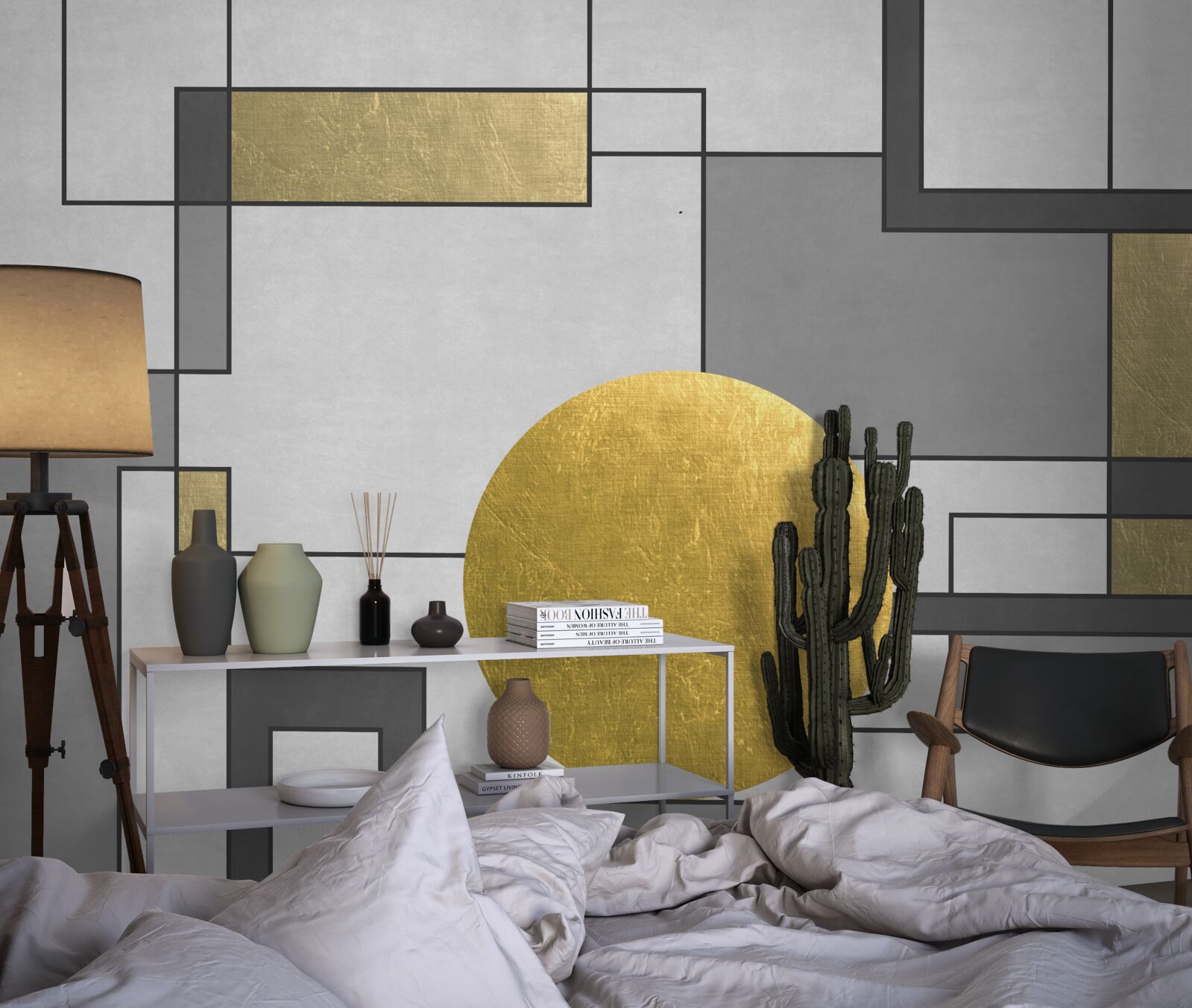 Fototapeta zlatý glóbus na mieste