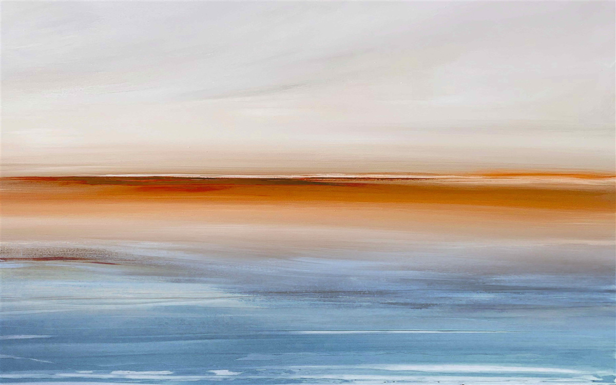 Fototapeta pokoj na rieke pod večerným západom slnka