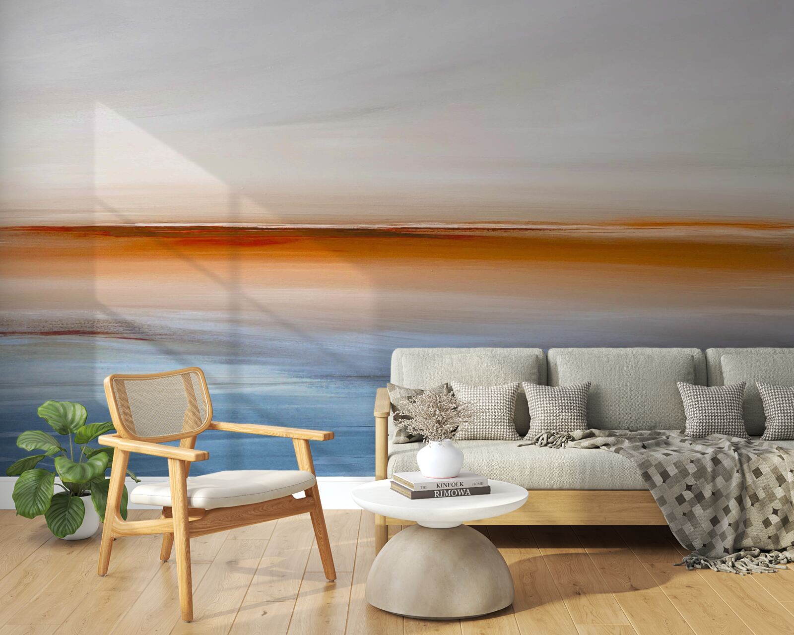 Fototapeta pokoj na rieke pod večerným západom slnka