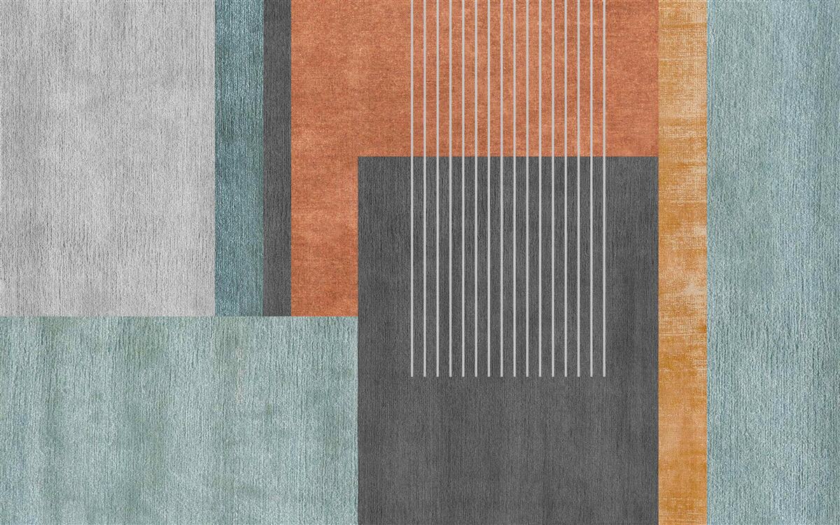 Fototapeta obdĺžniky v pastelových odtieňoch a čiary orientované vertikálne