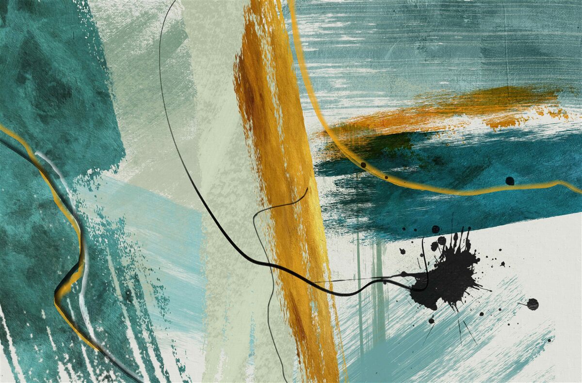 Fototapeta abstraktný obraz modernosti na modrom pozadí