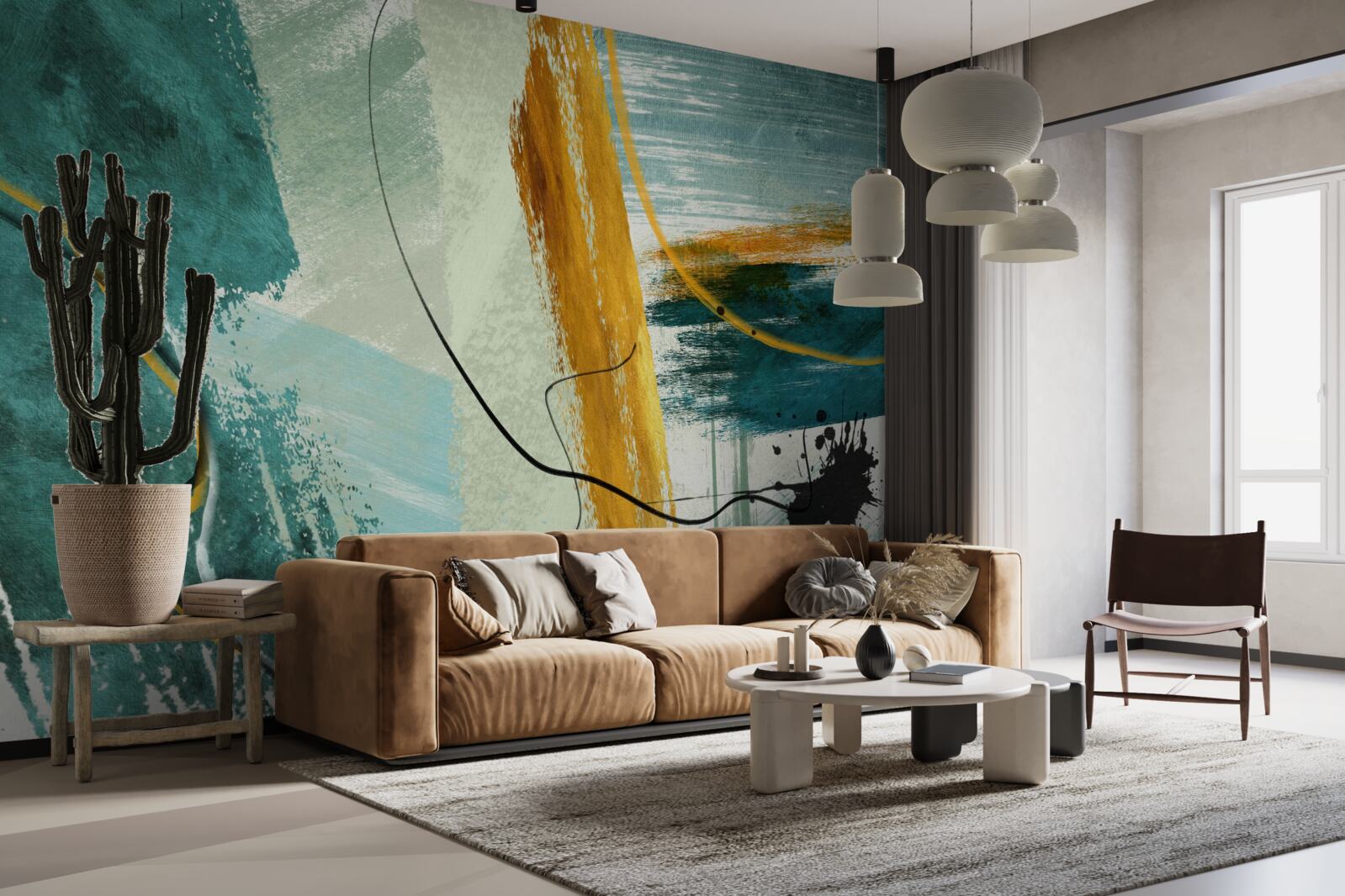 Fototapeta abstraktný obraz modernosti na modrom pozadí