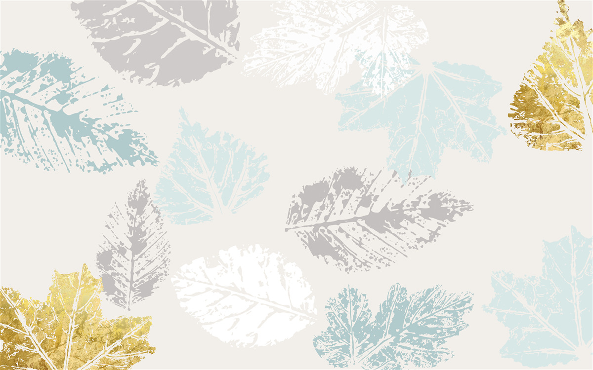 Fototapeta jesenné lístie zanecháva svoje stopy na laku