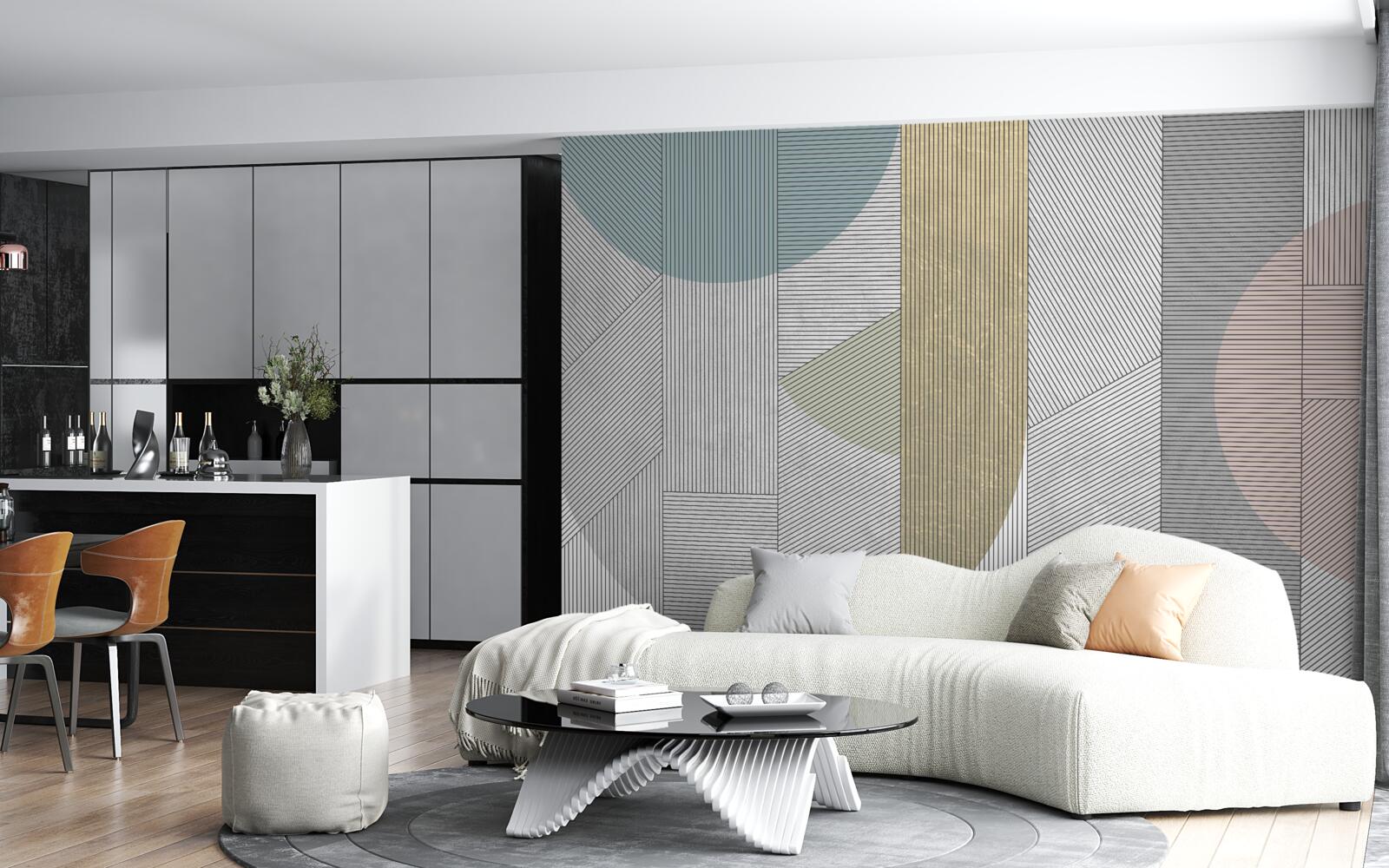 Fototapeta zmiešané poradie vertikálnych a horizontálnych čiar