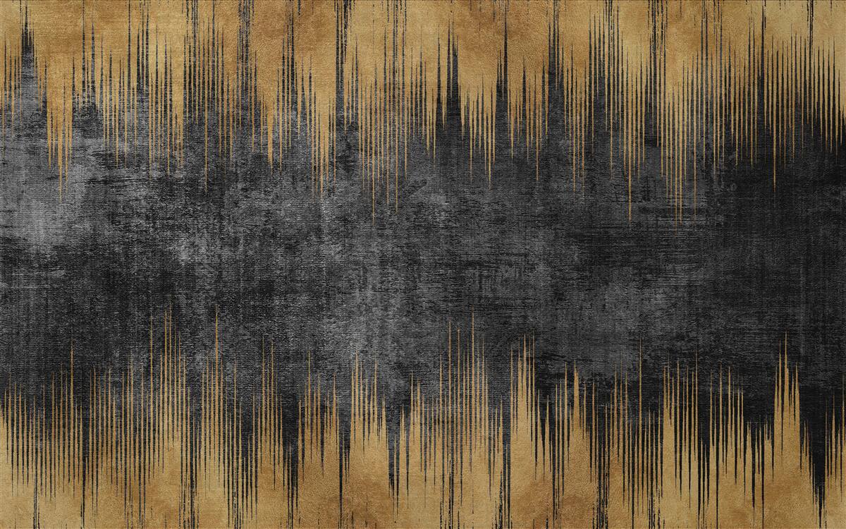 Fototapeta čierne a zlaté pruhy