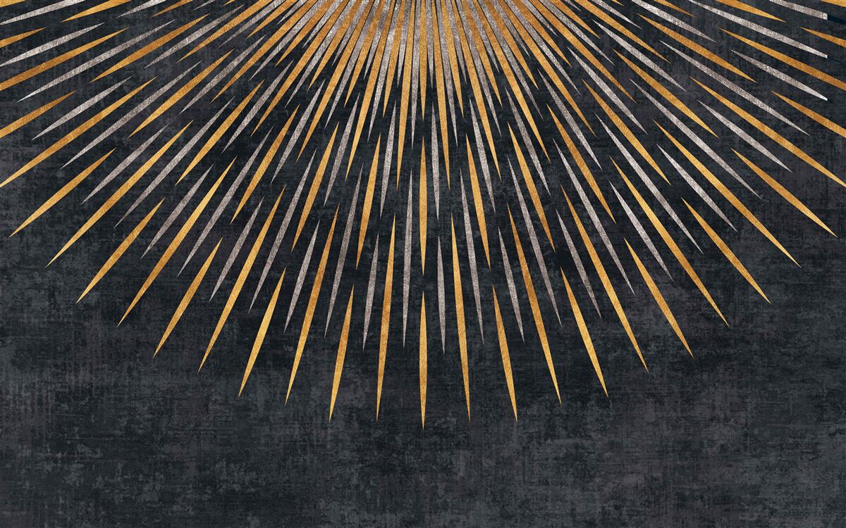 Fototapeta slnečné lúče na tmavom pozadí