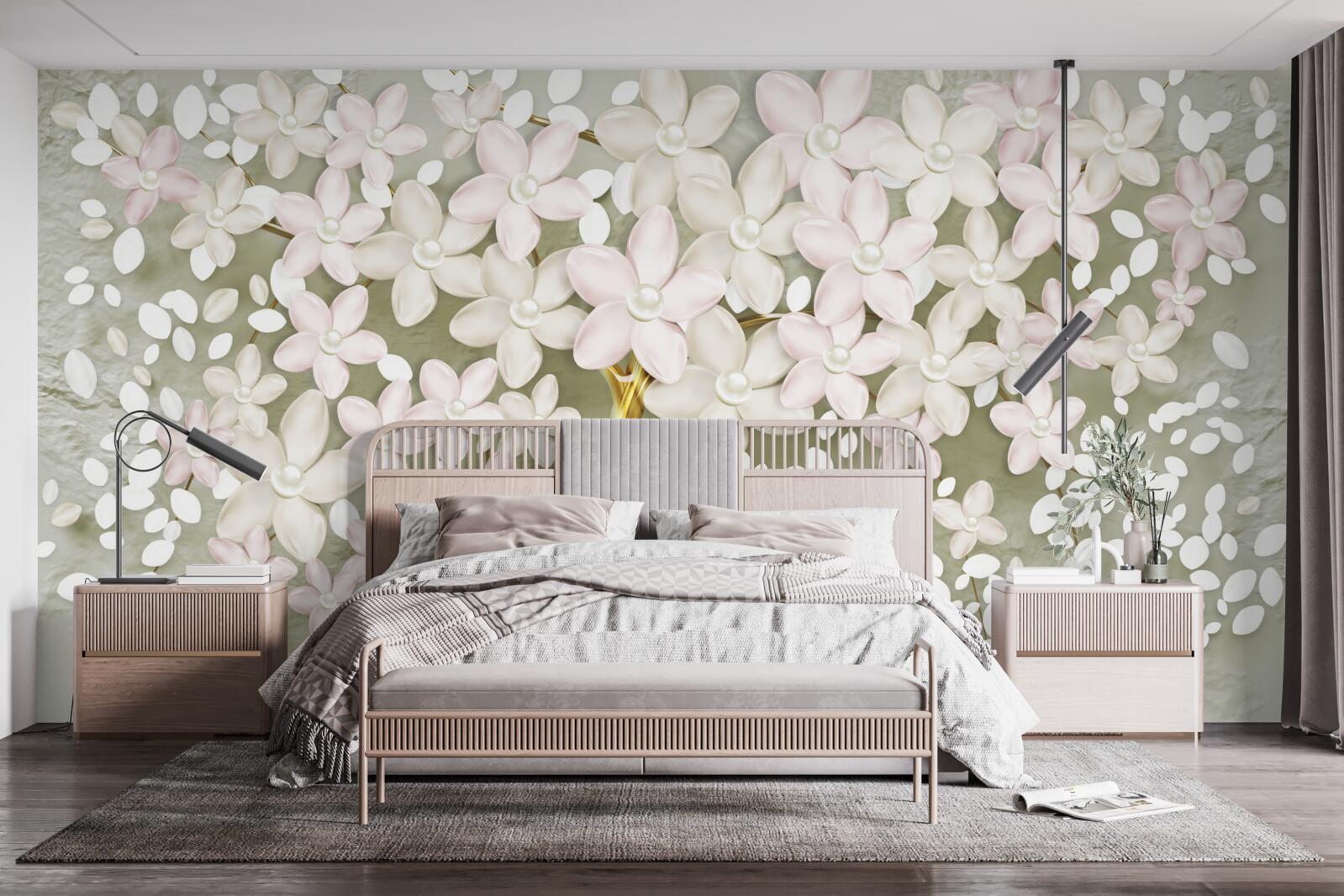 Fototapeta jasný orgován kvitnúci v celej svojej kráse