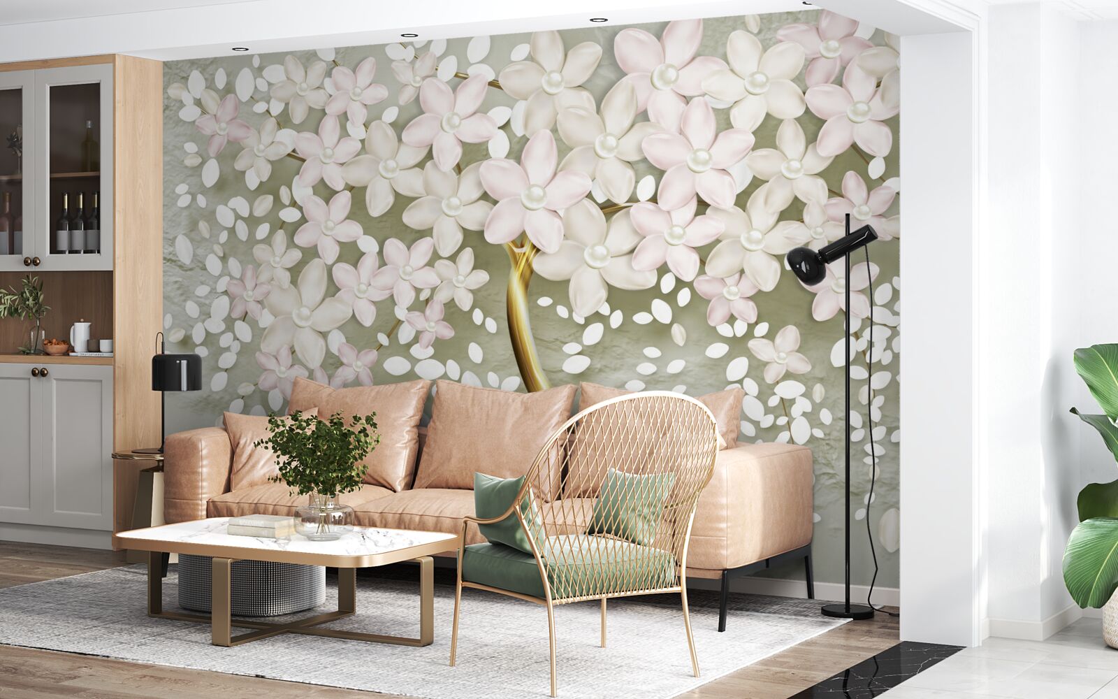 Fototapeta jasný orgován kvitnúci v celej svojej kráse