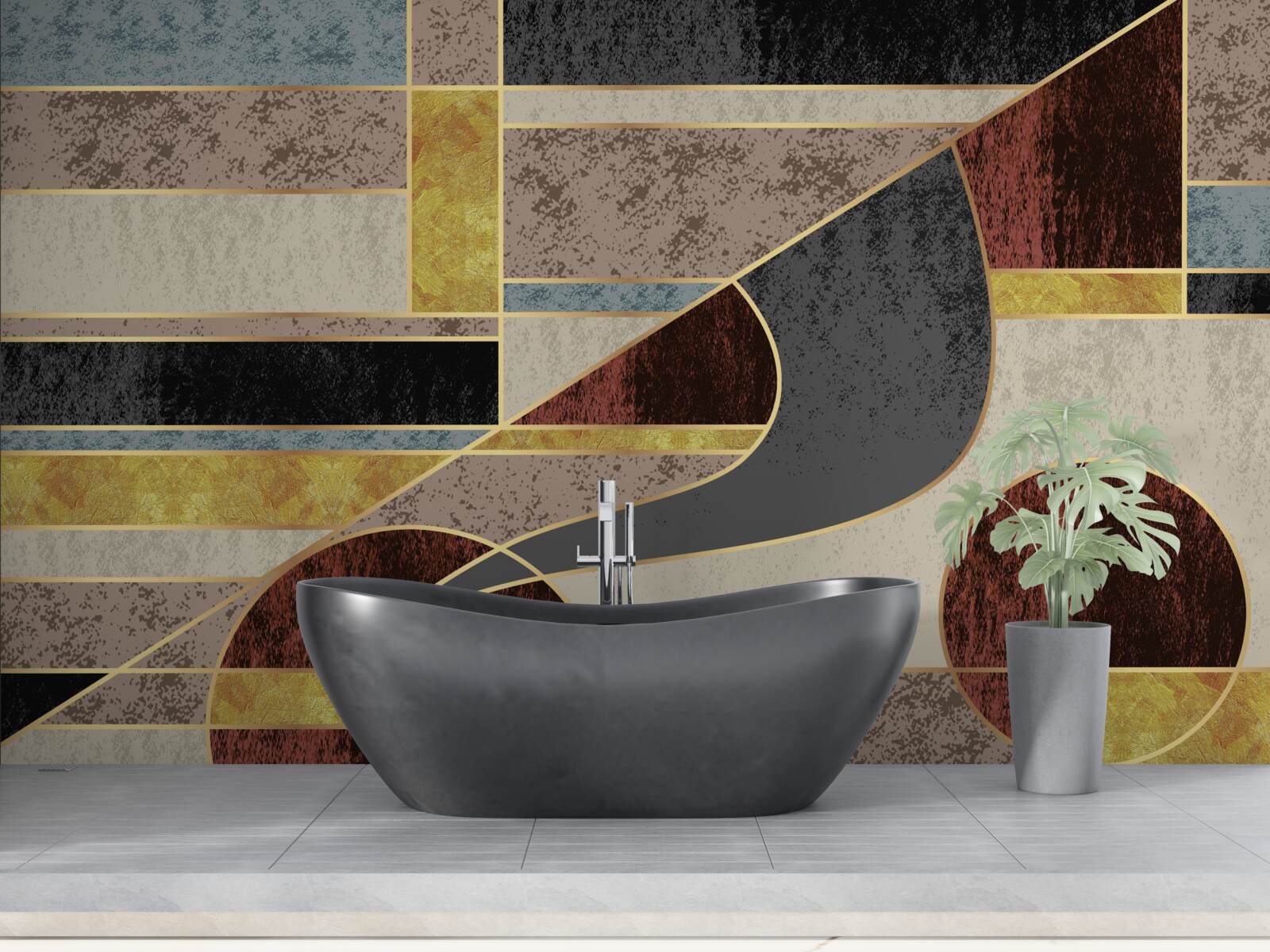 Fototapeta koláž viacfarebných prvkov