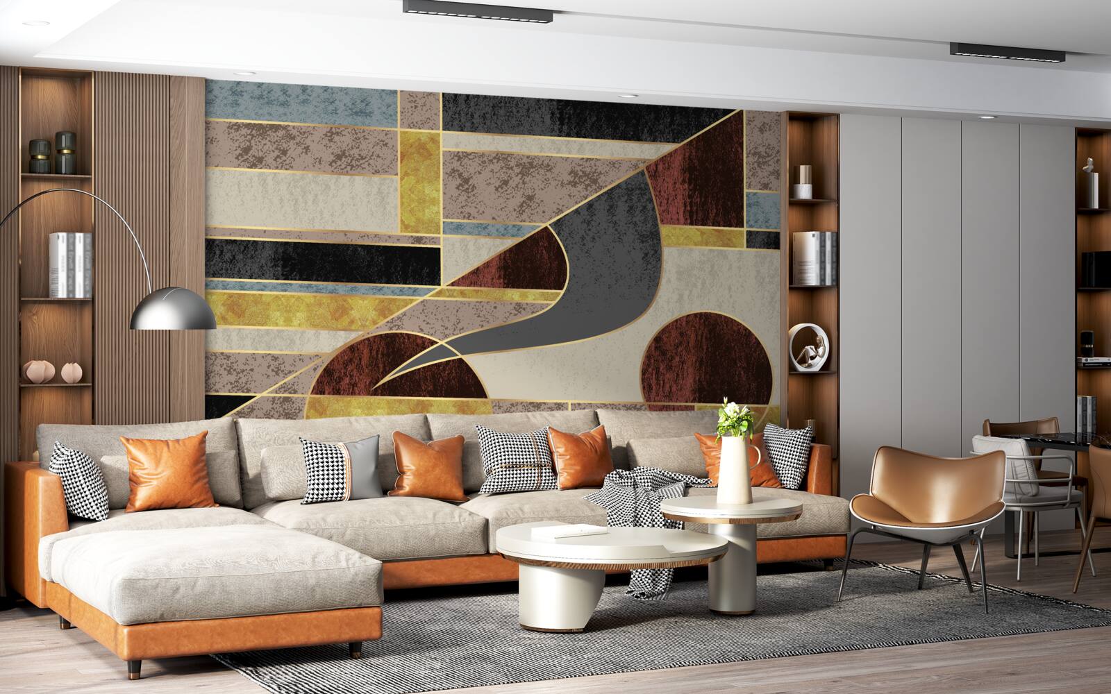 Fototapeta koláž viacfarebných prvkov