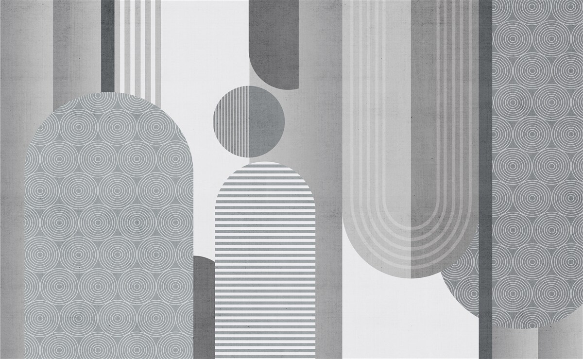 Fototapeta šrafované obdĺžniky s oblúkovým tvarom