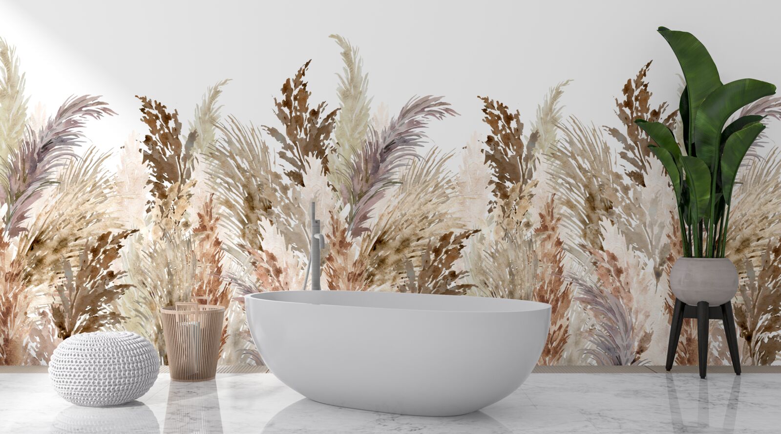 Fototapeta pole pokryté jesennou lúkou