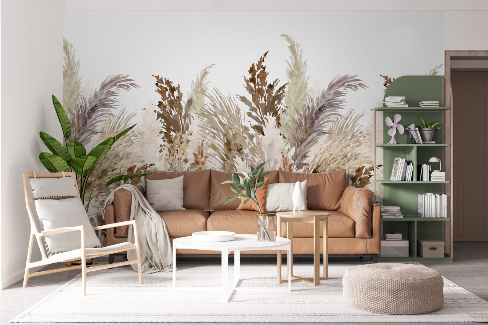 Fototapeta pole pokryté jesennou lúkou