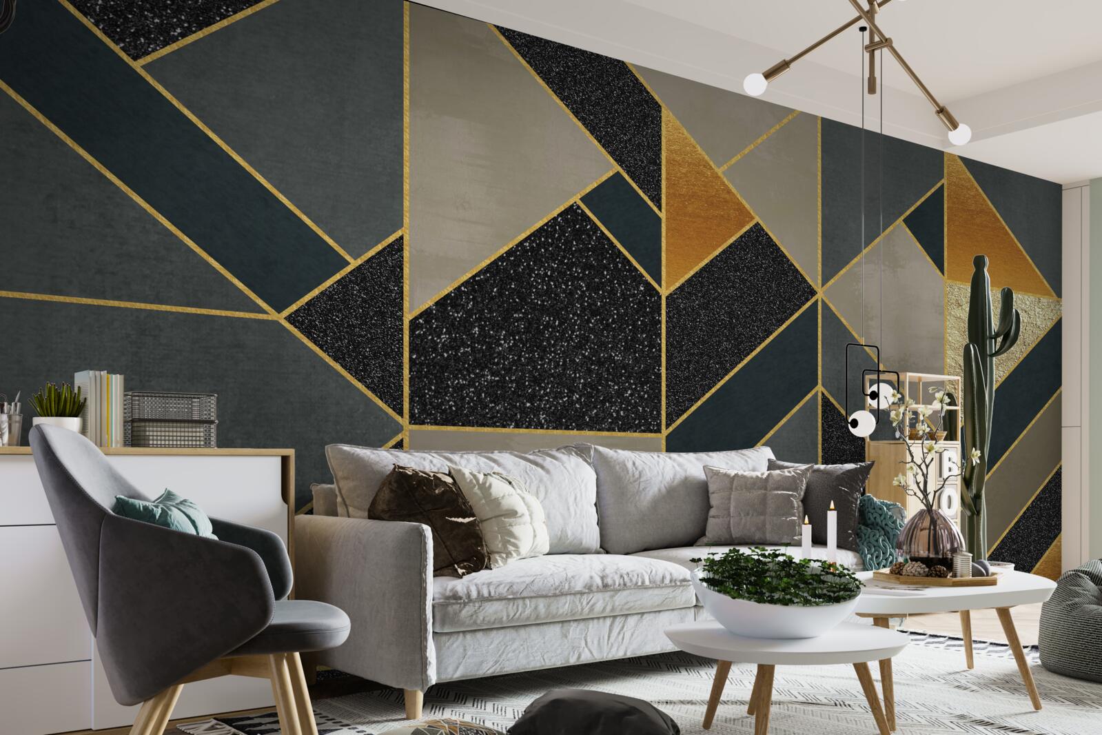 Fototapeta mozaiky v tmavých farbách