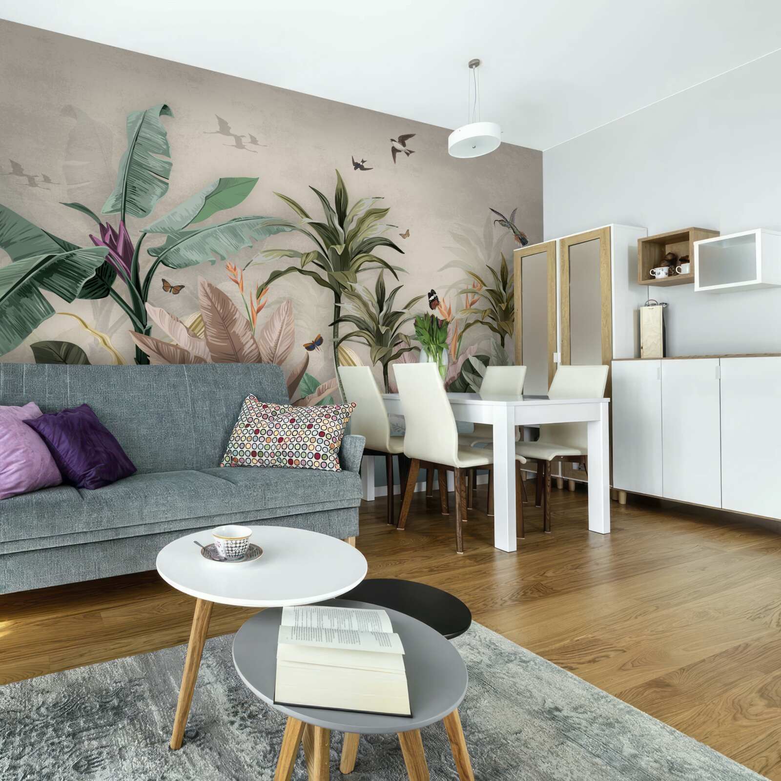 Fototapeta Trópy sú miestom, kde vtáky nachádzajú potešenie