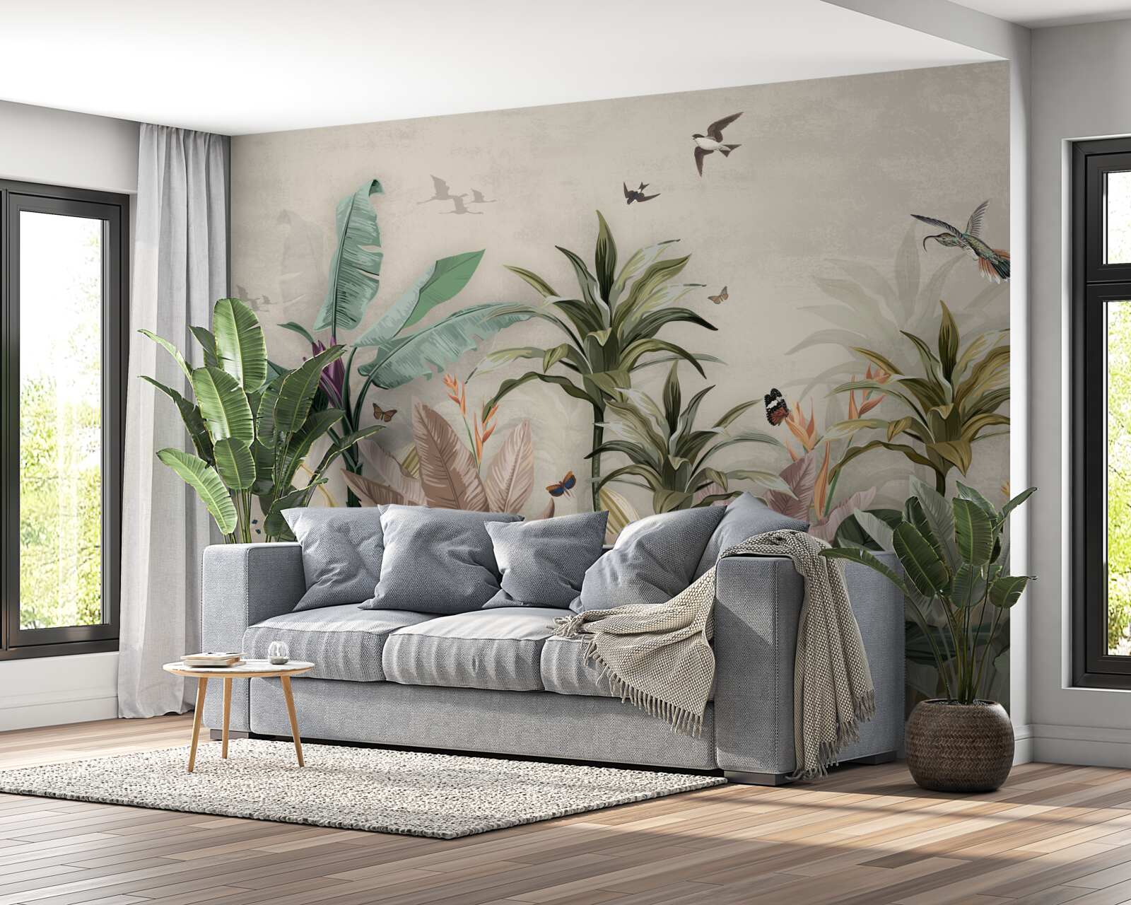 Fototapeta Trópy sú miestom, kde vtáky nachádzajú potešenie