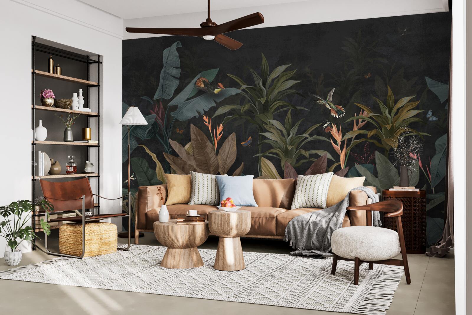 Fototapeta džungľa v noci ožíva