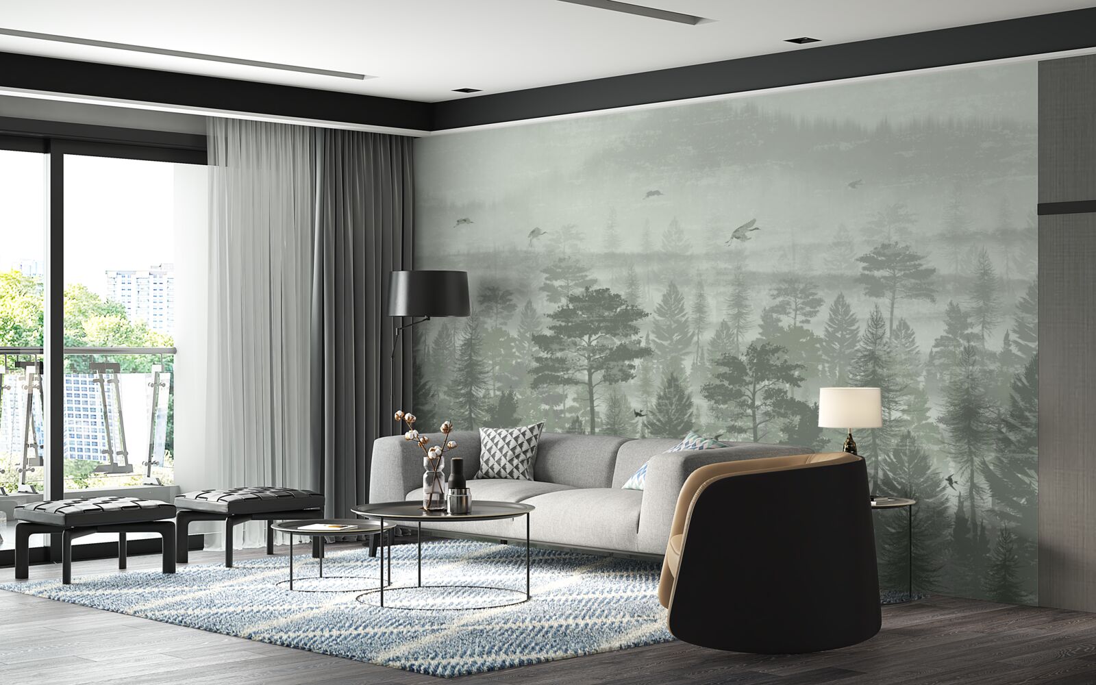 Fototapeta dažďový prales v období silných dažďov