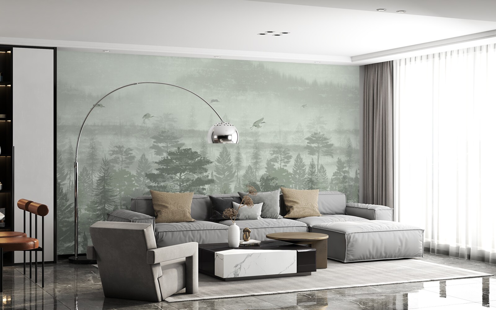 Fototapeta dažďový prales v období silných dažďov