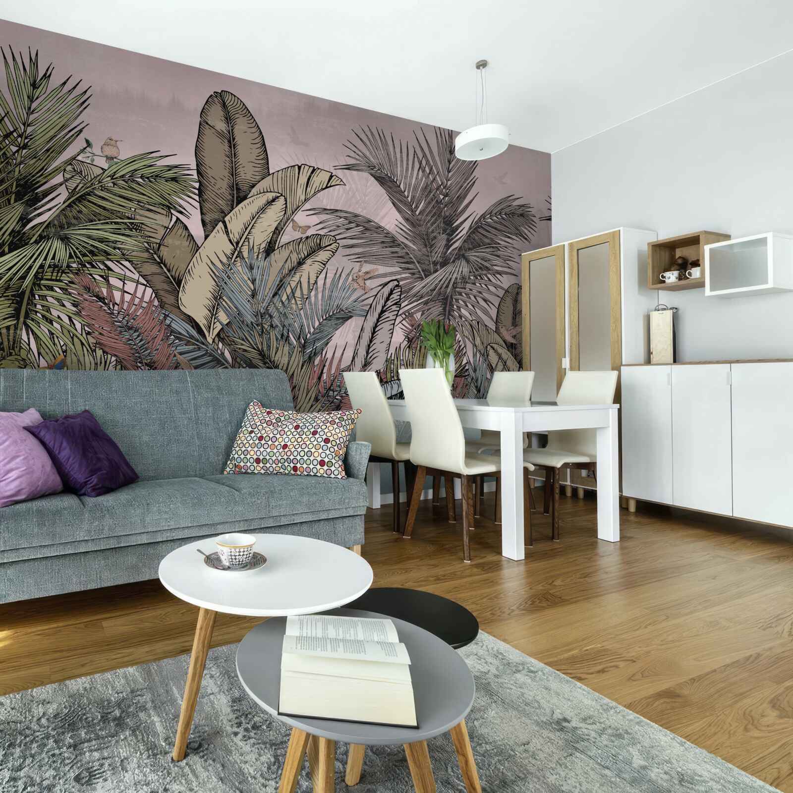 Fototapeta tropické rastliny s exotickými črtami