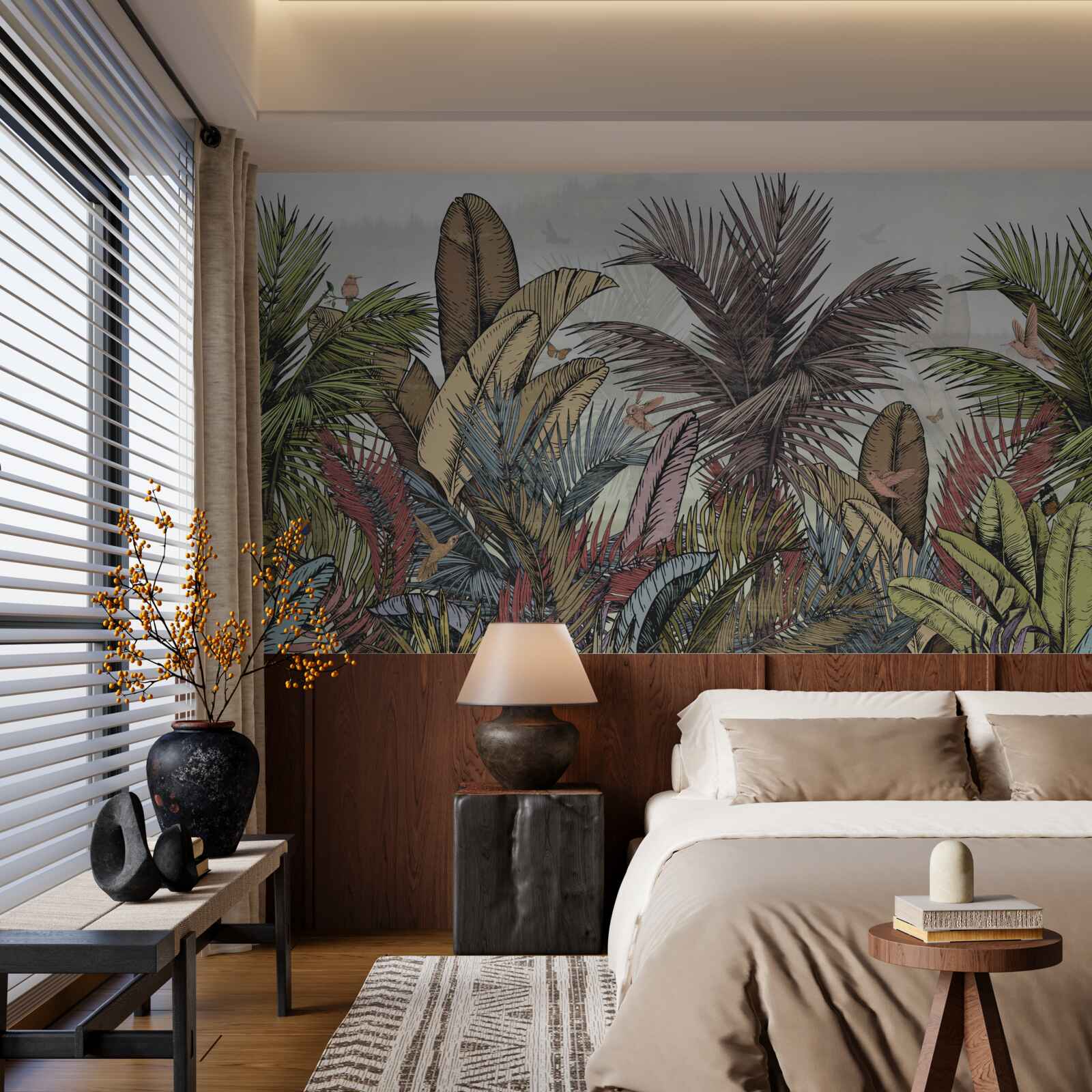 Fototapeta exotická tropická flóra