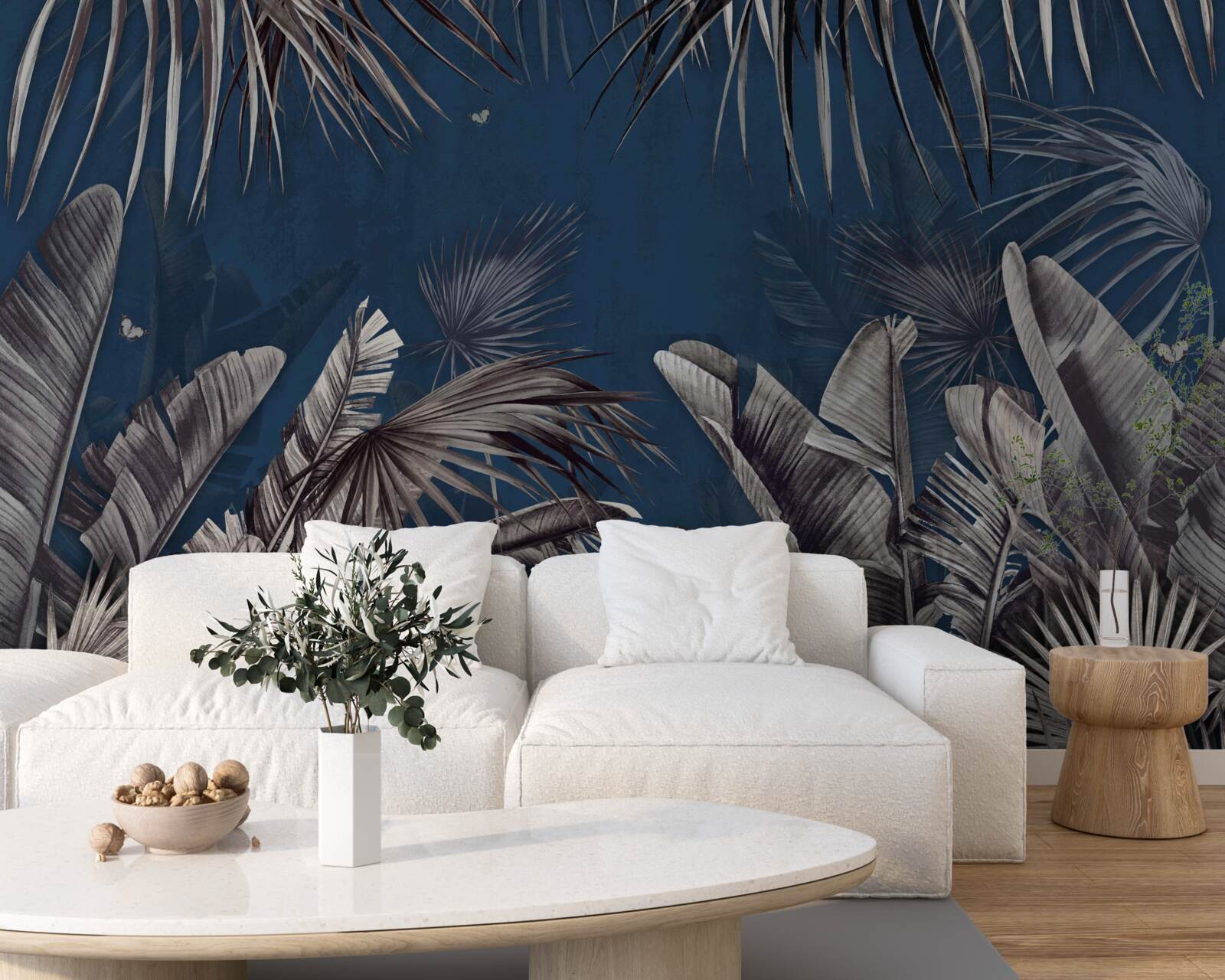 Fototapeta noc padá na papraď