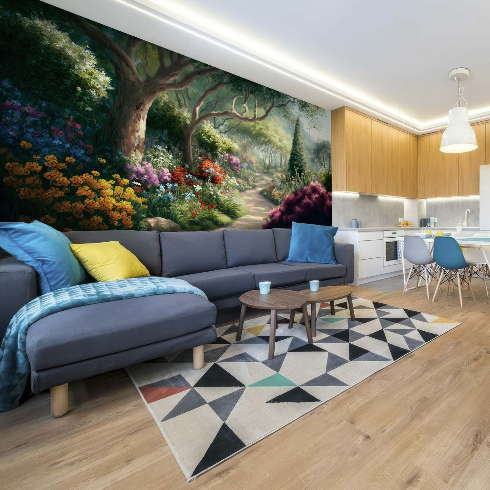 Fototapeta mystická cesta cez čarovný les