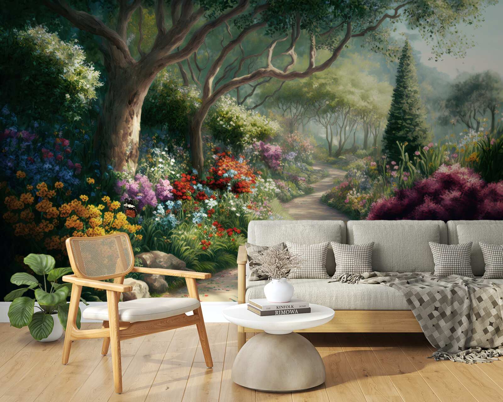 Fototapeta mystická cesta cez čarovný les