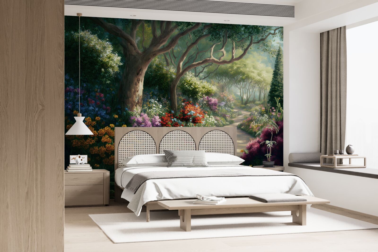 Fototapeta mystická cesta cez čarovný les