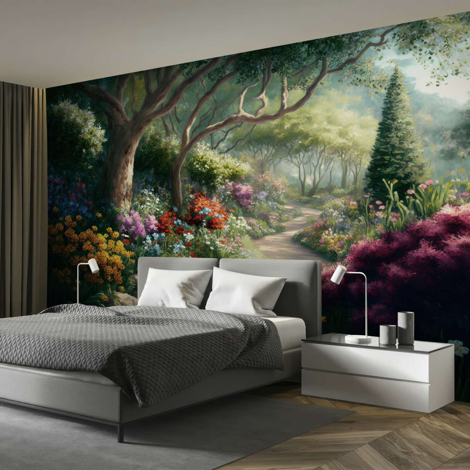 Fototapeta mystická cesta cez čarovný les