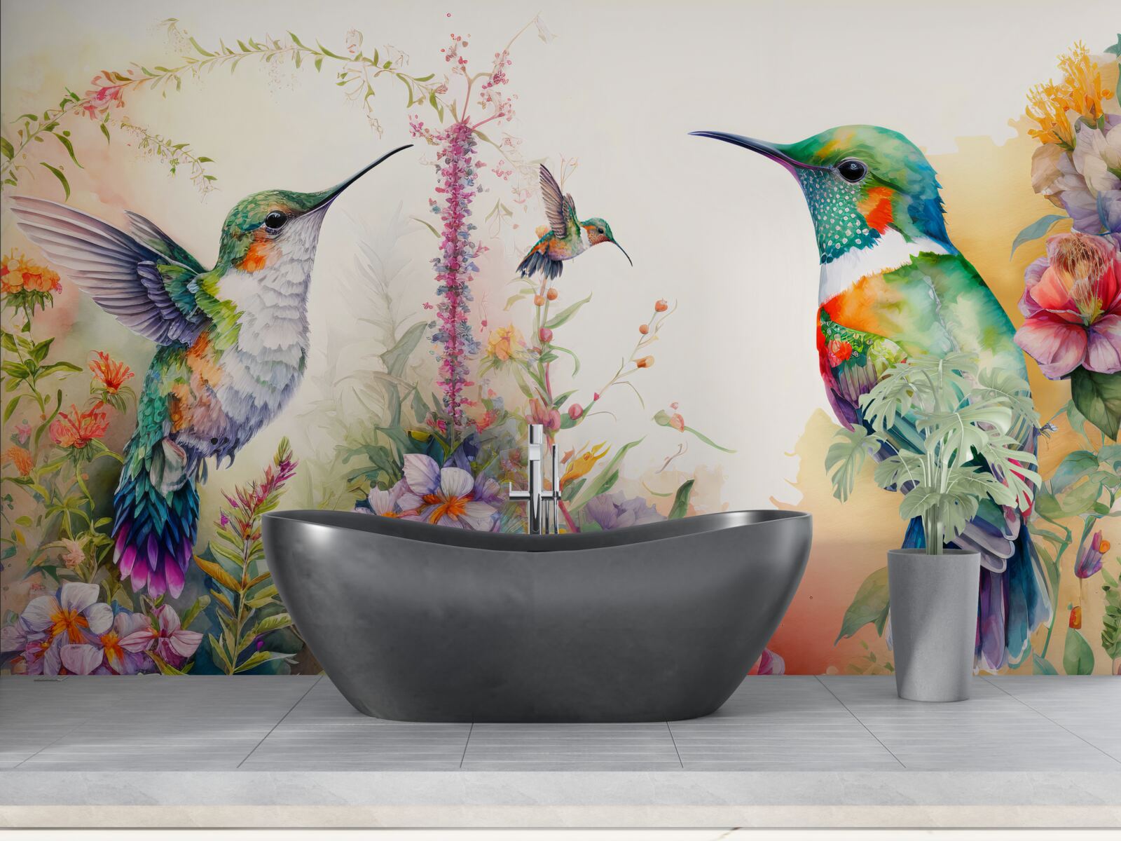 Fototapeta Kolibríky komunikujú pomocou farieb