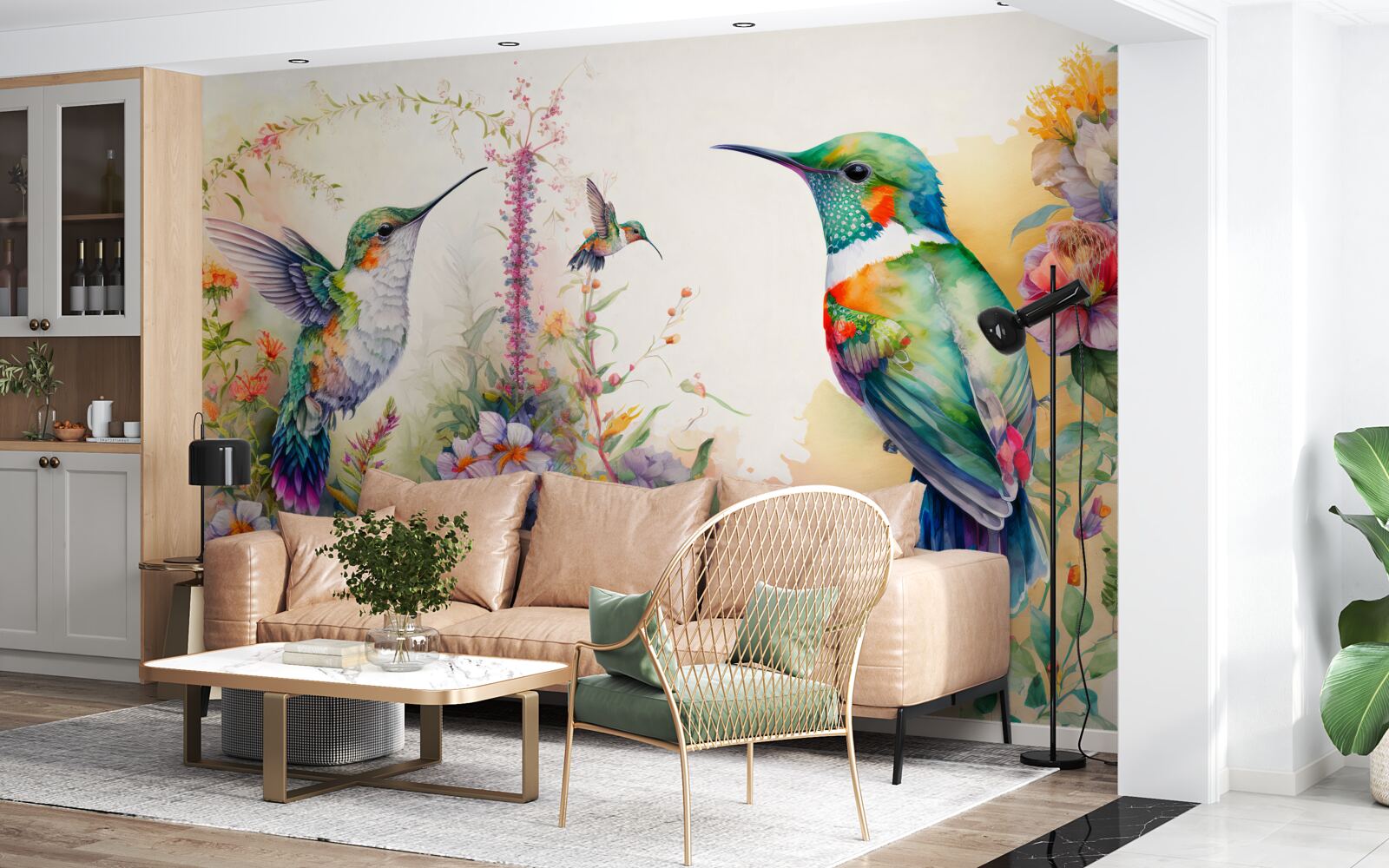 Fototapeta Kolibríky komunikujú pomocou farieb