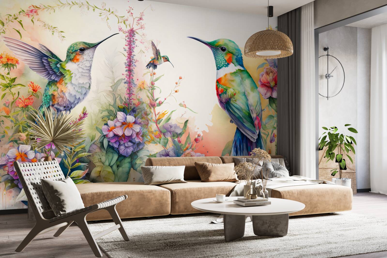 Fototapeta Kolibríky komunikujú pomocou farieb