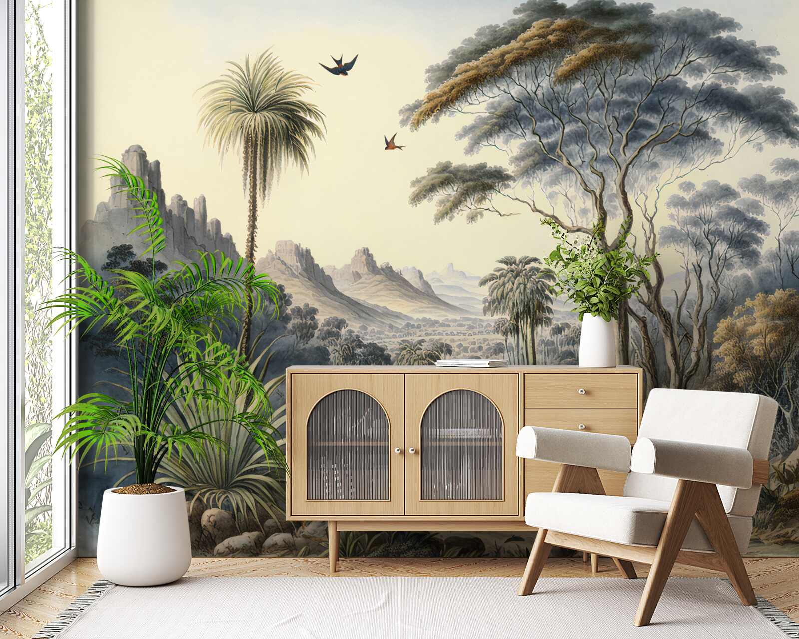 Fototapeta rodina jeleňov ide k nim domov