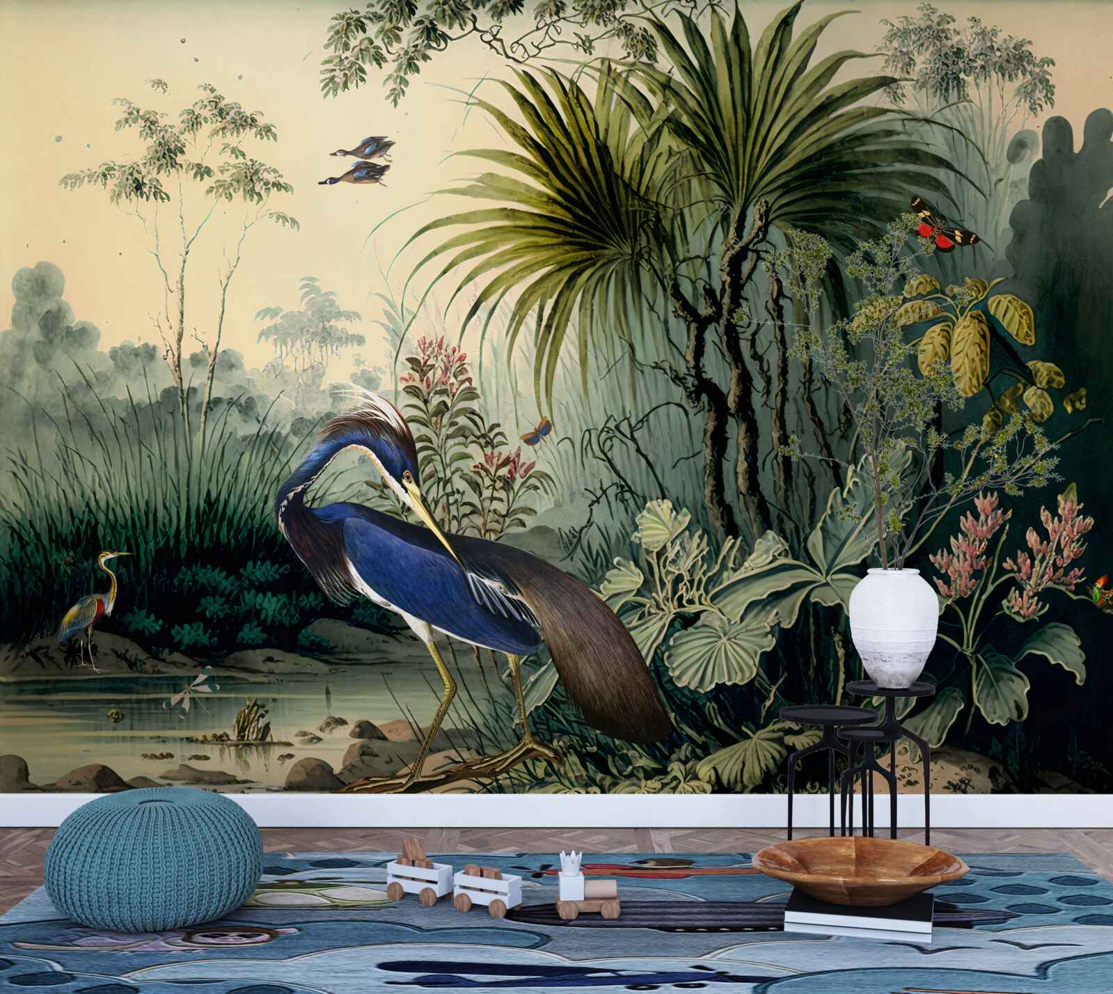 Fototapeta ticho pri zelenom jazierku