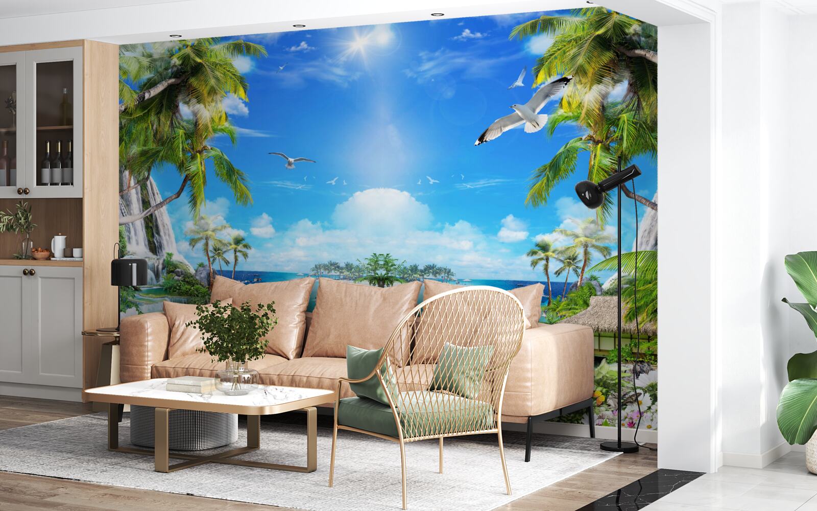 Fototapeta lode na brehoch tropického pásma