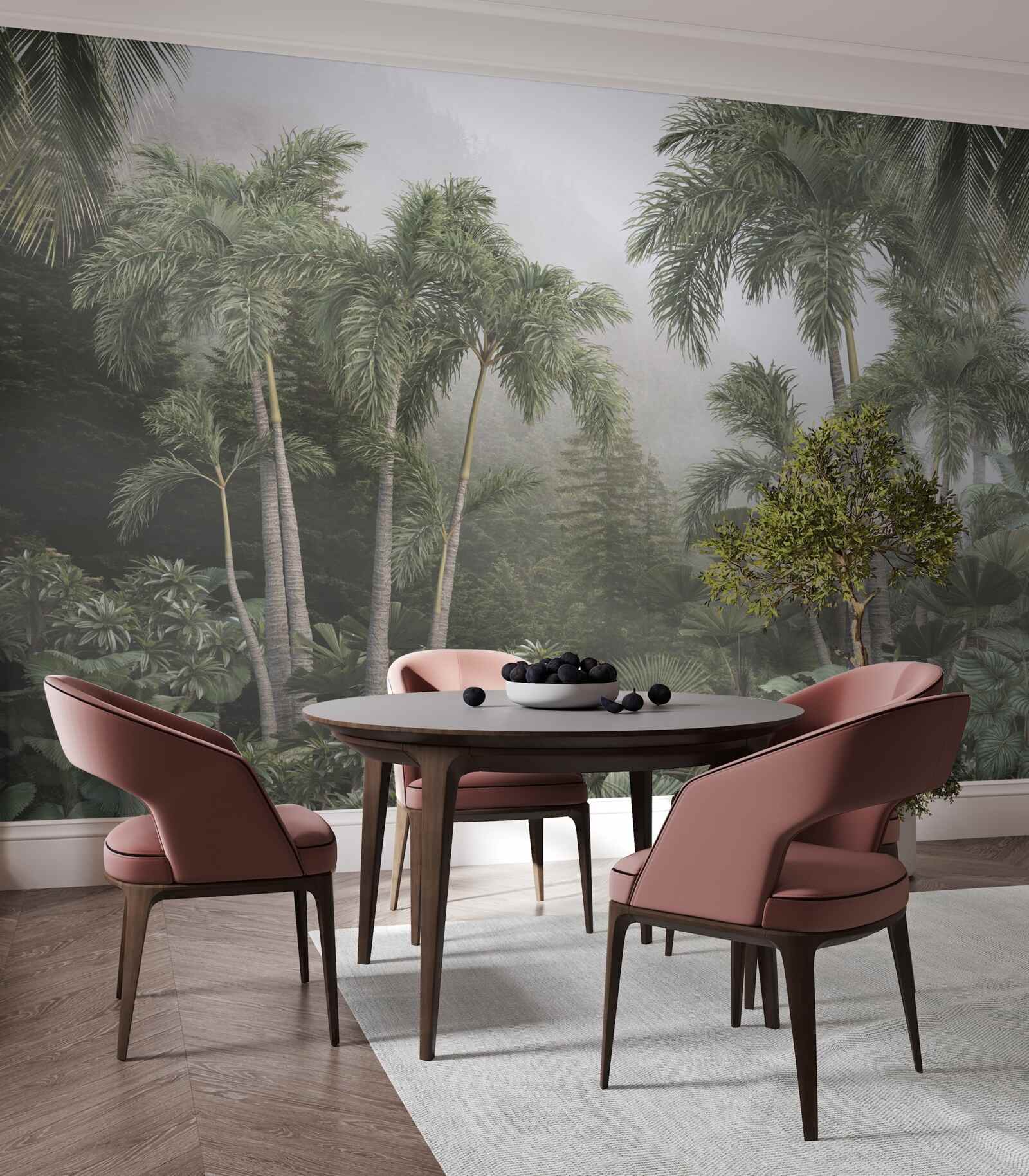 Fototapeta Prípravy v trópoch na silné dažde sú v plnom prúde